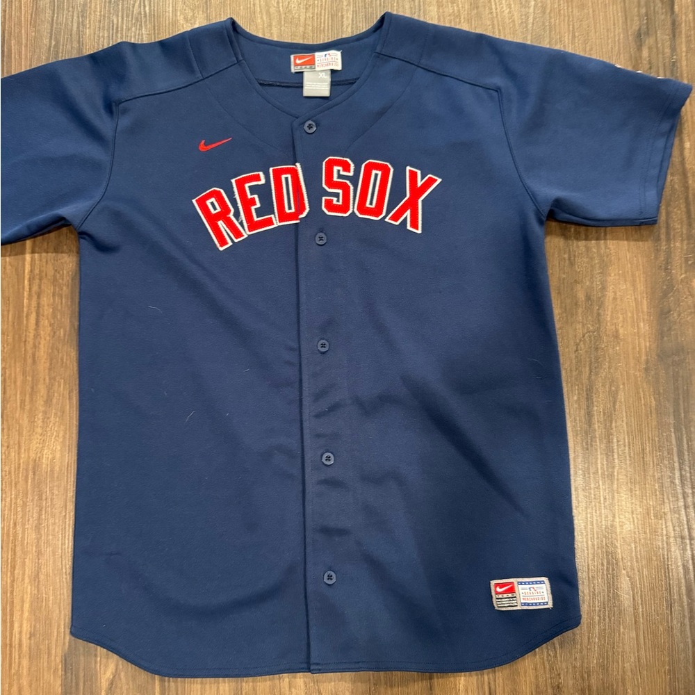 Nike Youth Boston Red Sox Jersey - Picture 2 of 6